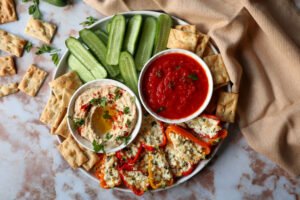 Gevulde snackpaprika met Feta kaas