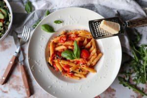 Penne al Pomodoro met cherrytomaatjes